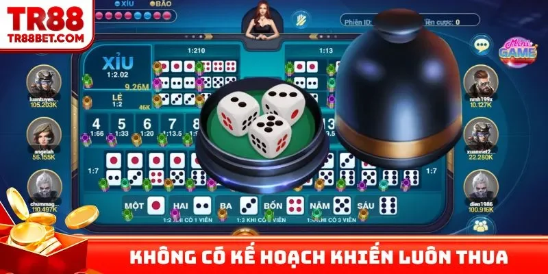Không có kế hoạch khiến chơi casino luôn thua